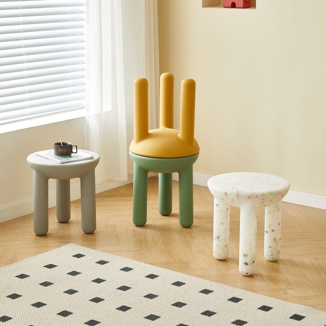 Contemporary plastic side table snap primary product view.