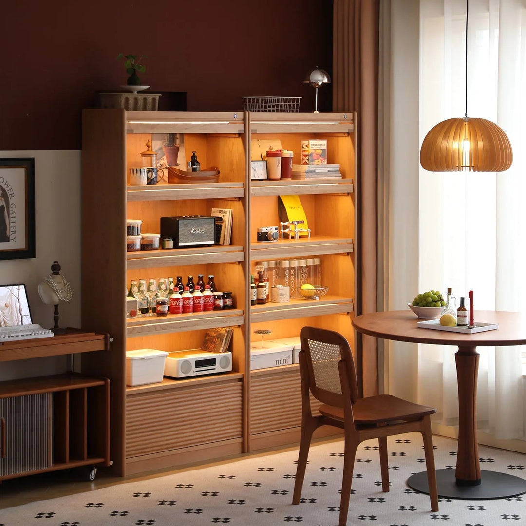 Glass Bookshelves