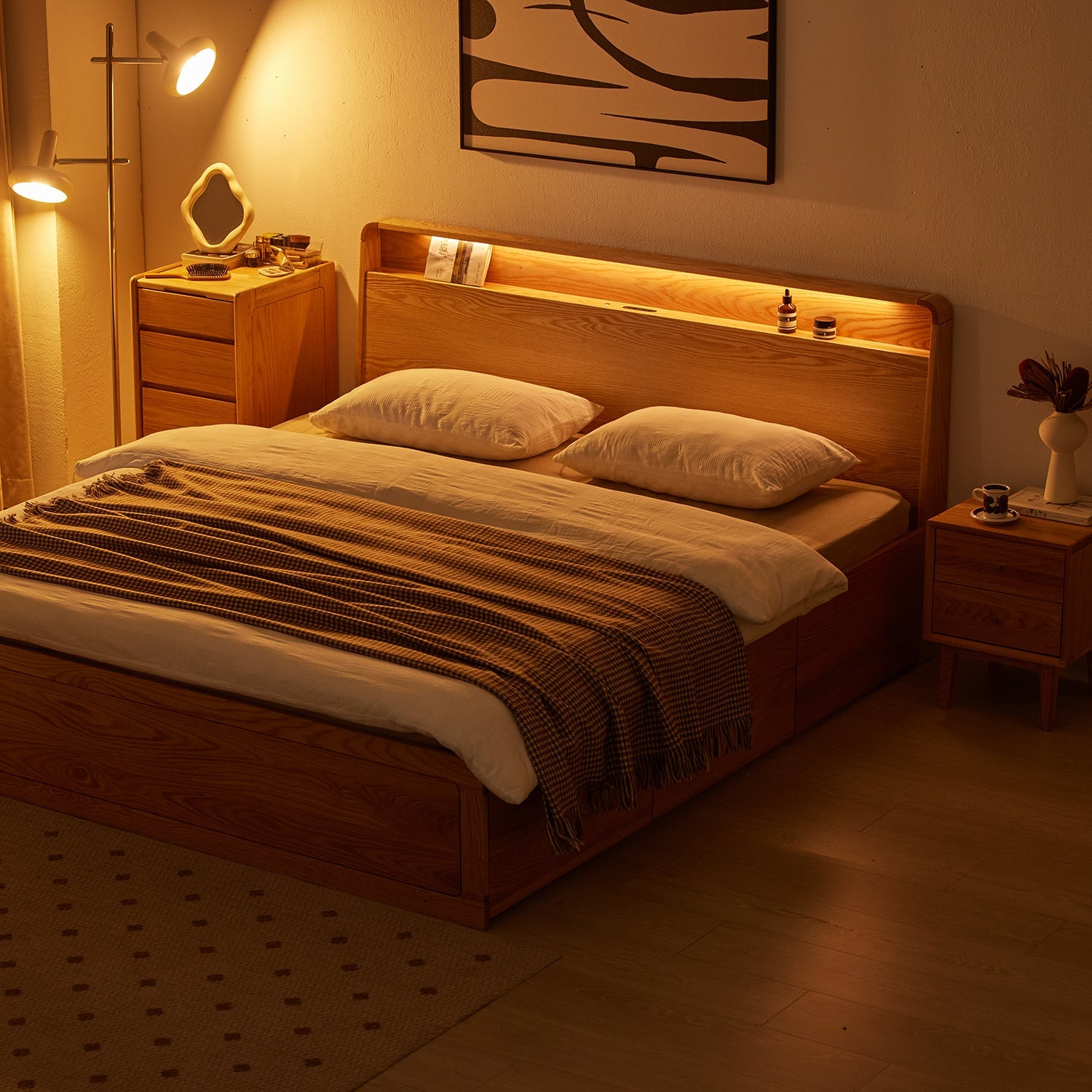 Bed Frames with LED Light in the US | Stylish – Loft Home – Loft Home US
