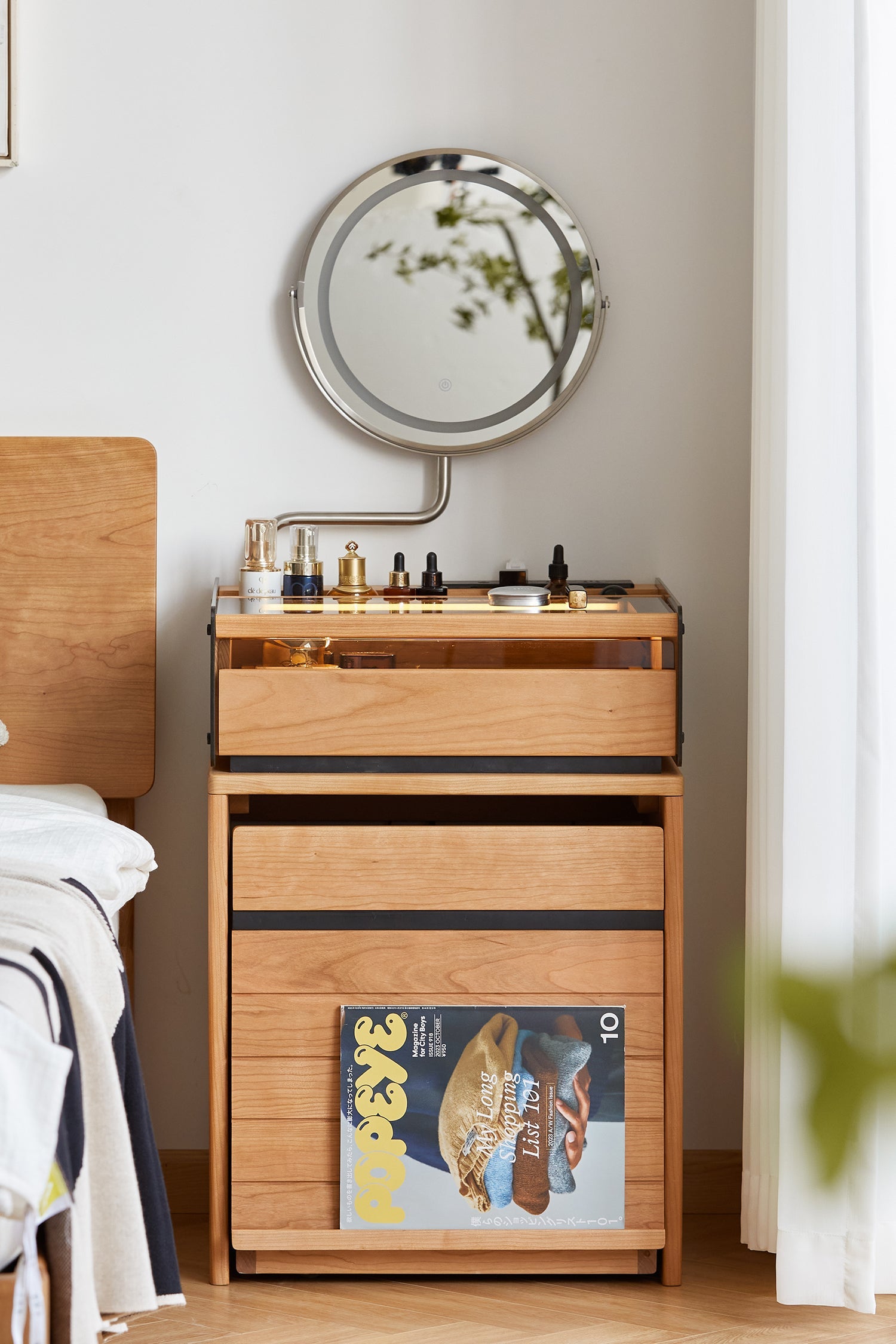 Dressing Tables with Mirrors, Storage and Light – Loft Home US