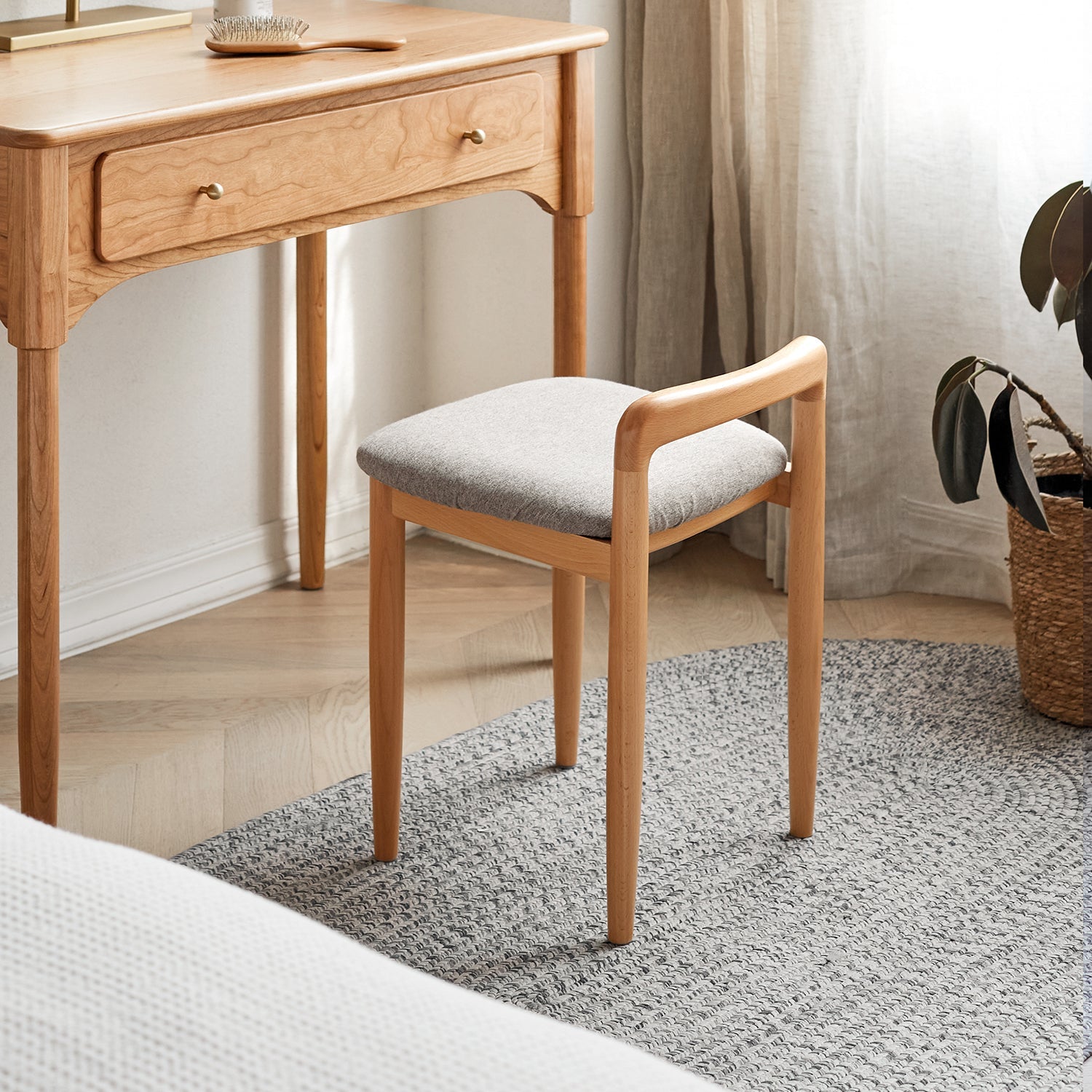 Fabric Stools in the US | Soft Stylish Compact Seating – Loft Home US