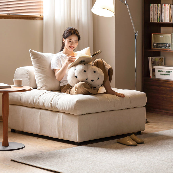 Loft Home cozy beige sofa from the Sofas on Sale collection, offering a blend of comfort and modern elegance for your living room.
