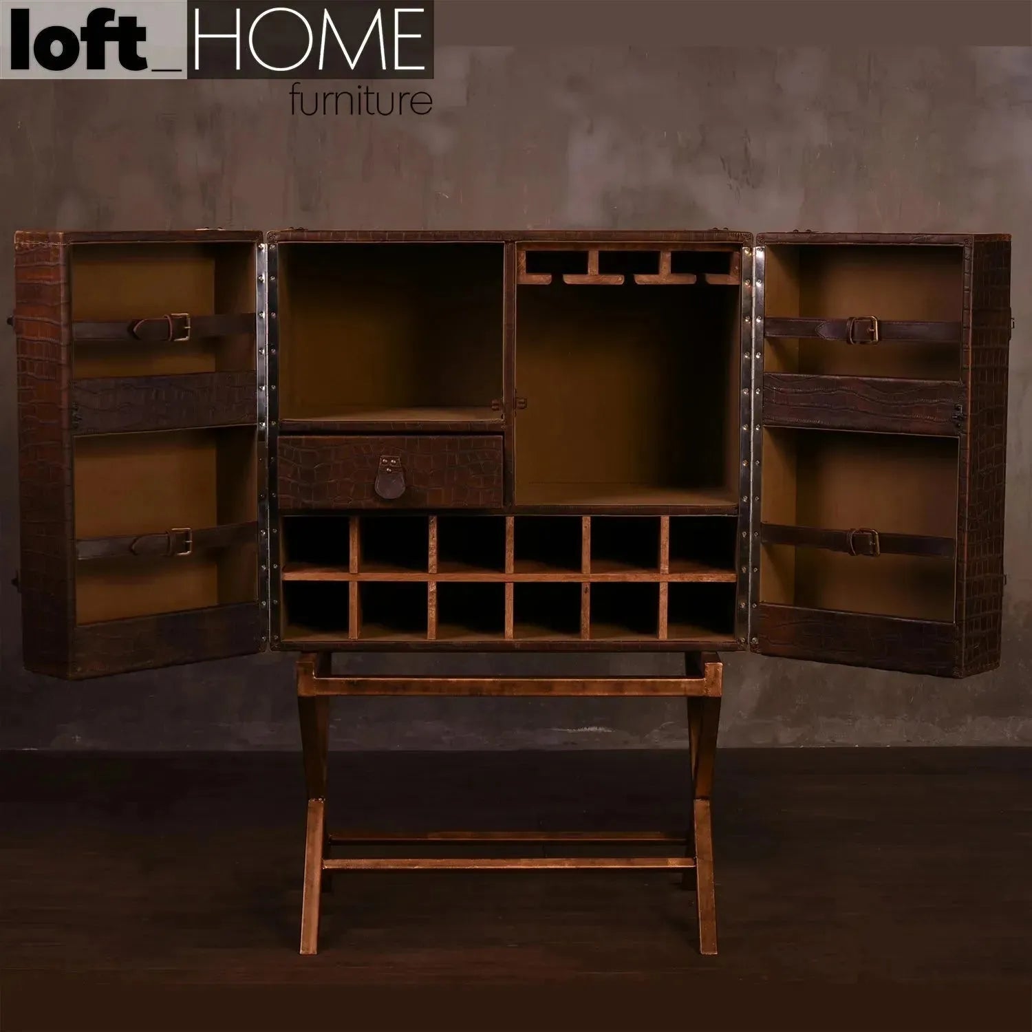 Genuine Leather Cabinets in the US | Luxury Modern Storage Style – Loft ...