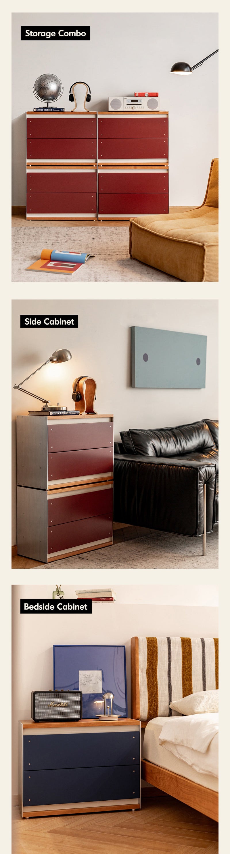 Bauhaus Aluminium Modular TV Console GEOMETRIC More Details and Instruction_3