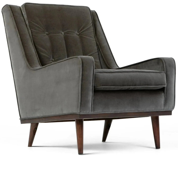 Scandinavian Velvet 1 Seater Sofa SCOTT