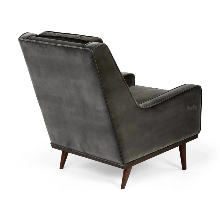 Scandinavian Velvet 1 Seater Sofa SCOTT