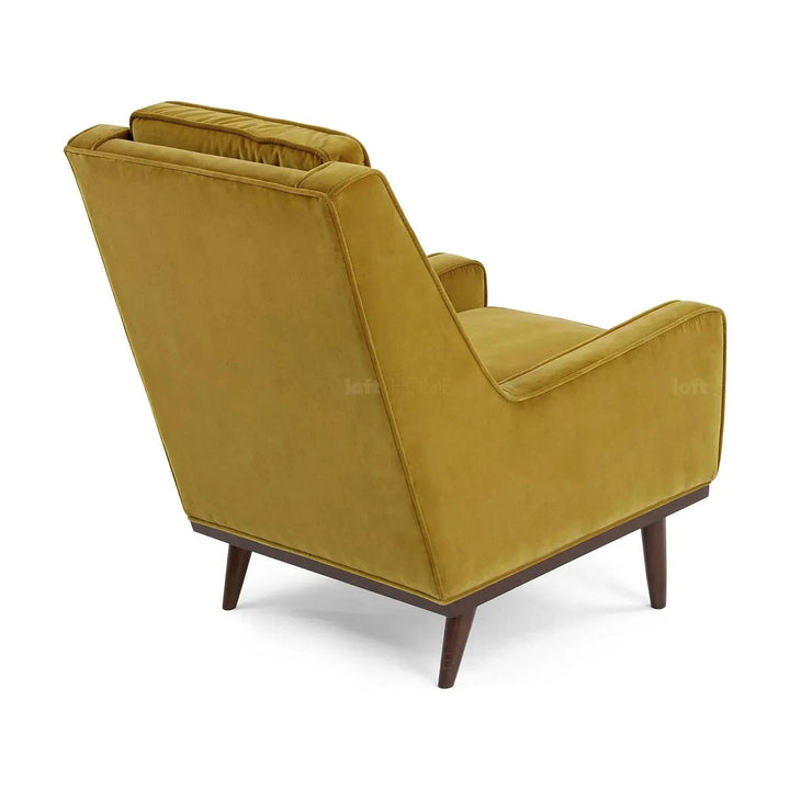 Scandinavian Velvet 1 Seater Sofa SCOTT