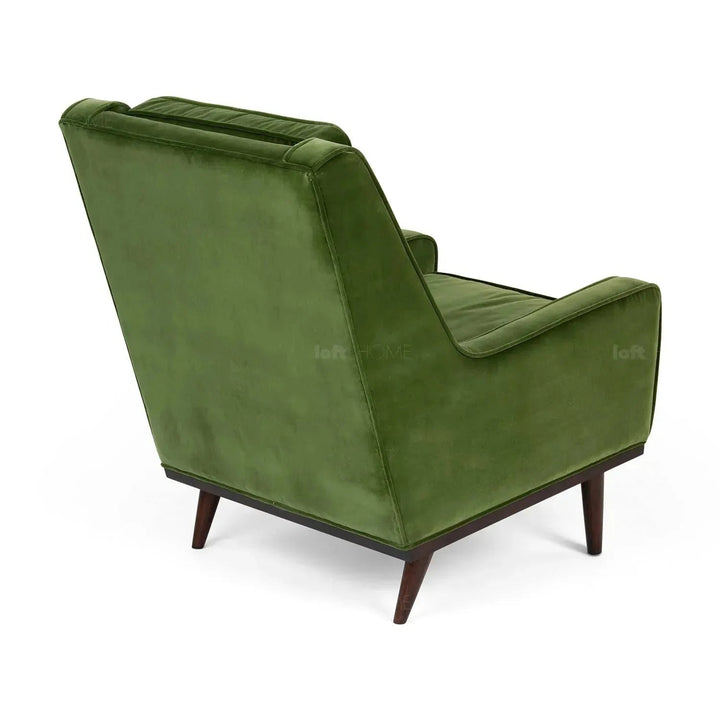 Scandinavian Velvet 1 Seater Sofa SCOTT