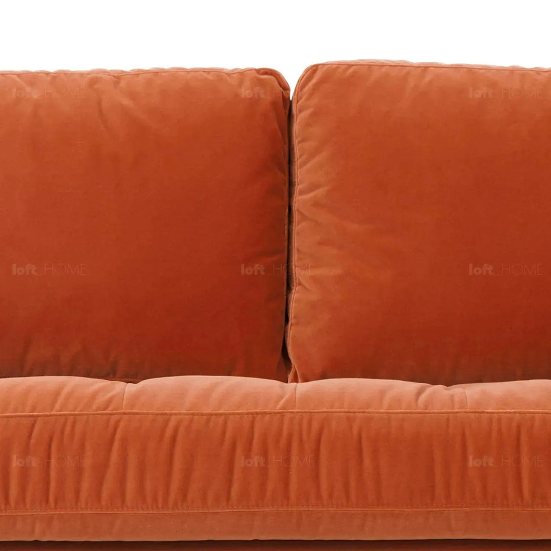 Scandinavian Velvet 2 Seater Sofa SCOTT