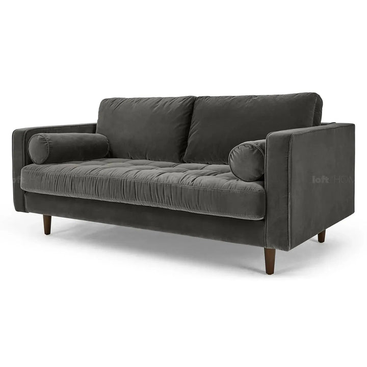 Scandinavian Velvet 2 Seater Sofa SCOTT