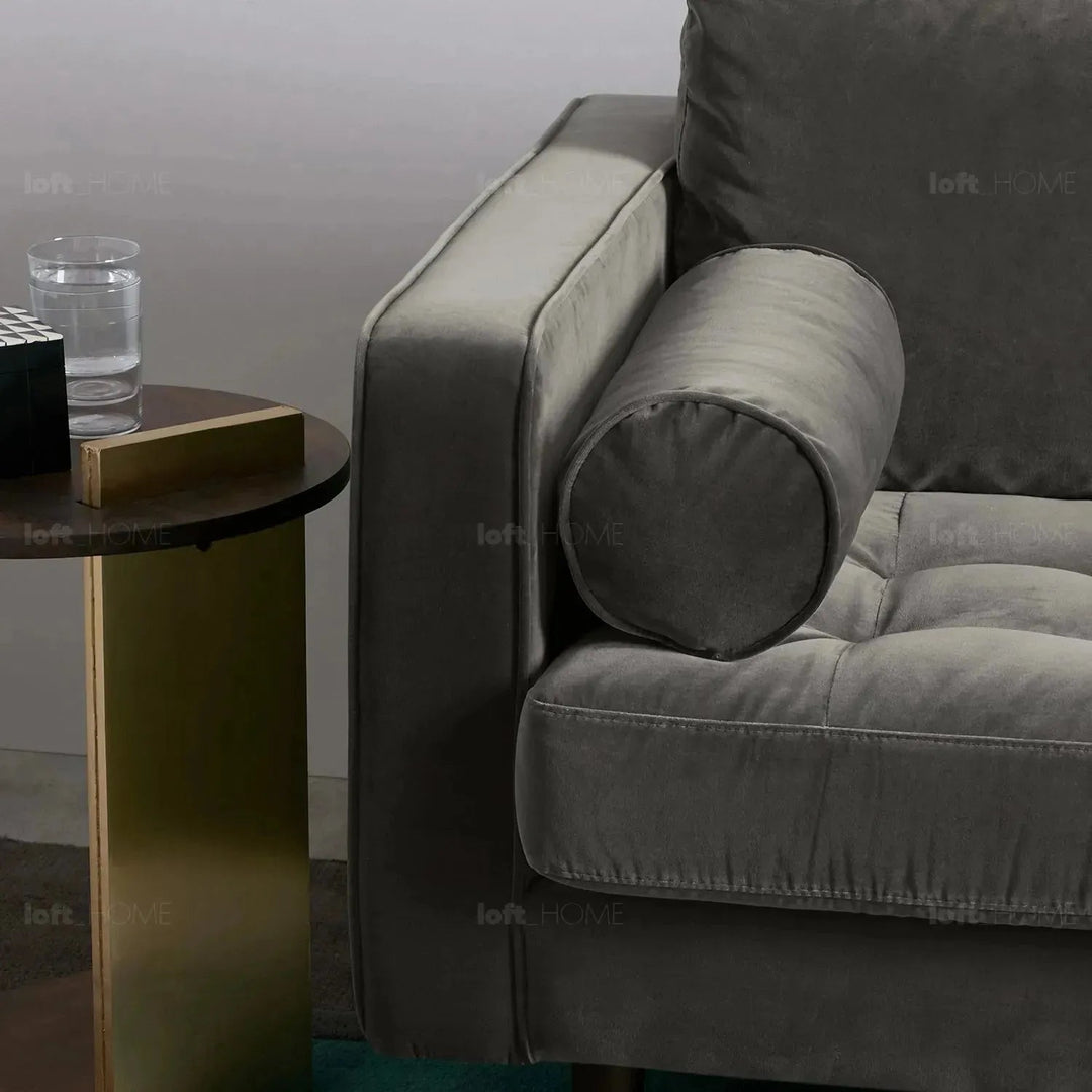 Scandinavian Velvet 2 Seater Sofa SCOTT