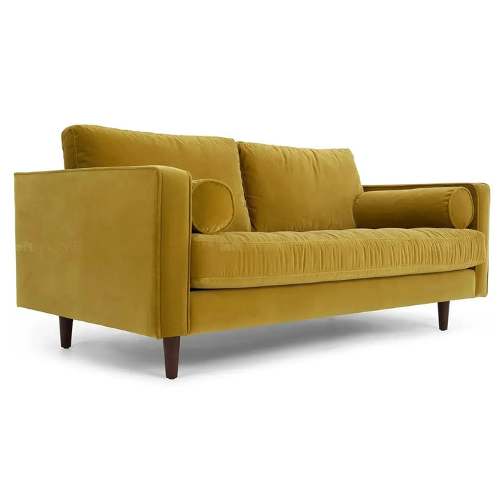 Scandinavian Velvet 2 Seater Sofa SCOTT