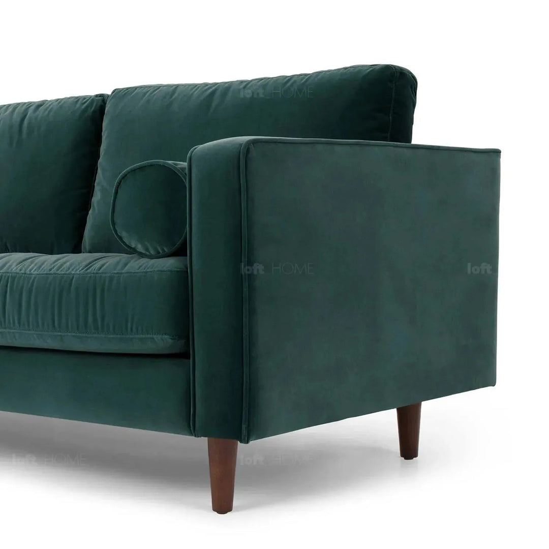 Scandinavian Velvet 2 Seater Sofa SCOTT