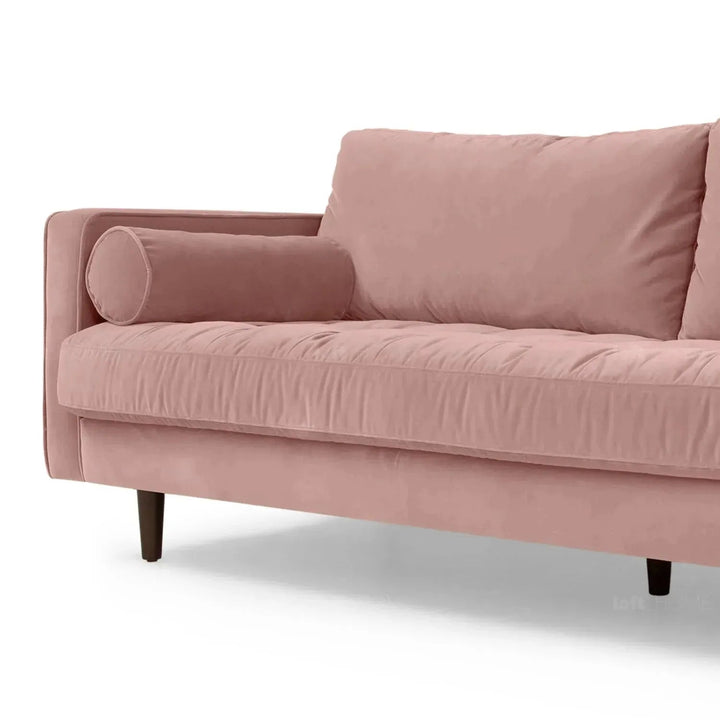 Scandinavian Velvet 3 Seater Sofa SCOTT