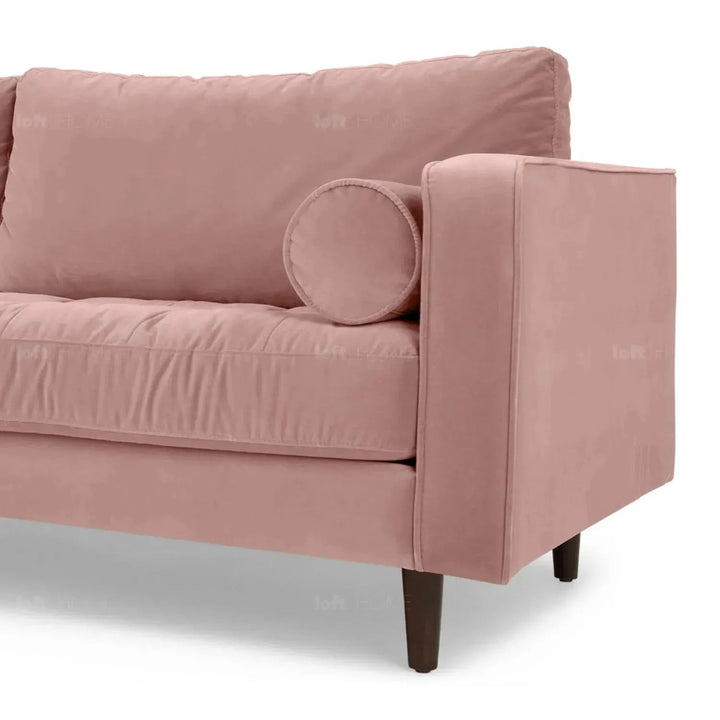 Scandinavian Velvet 3 Seater Sofa SCOTT