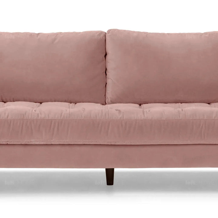 Scandinavian Velvet 3 Seater Sofa SCOTT
