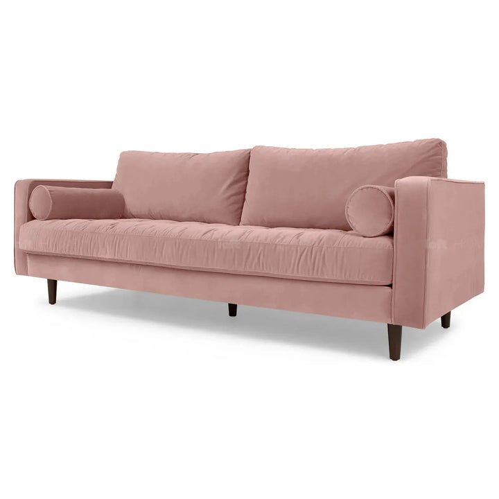 Scandinavian Velvet 3 Seater Sofa SCOTT