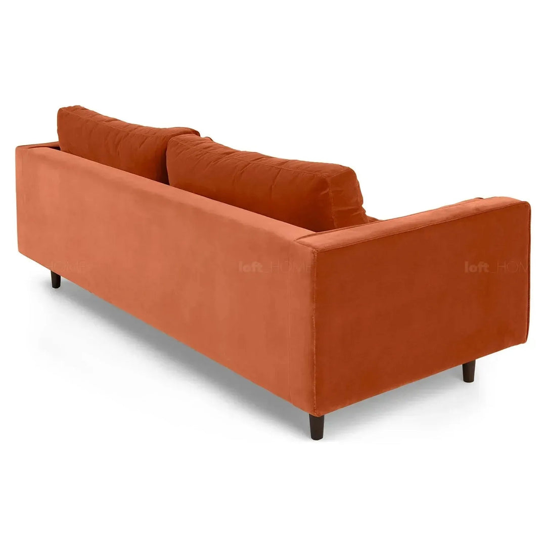 Scandinavian Velvet 3 Seater Sofa SCOTT