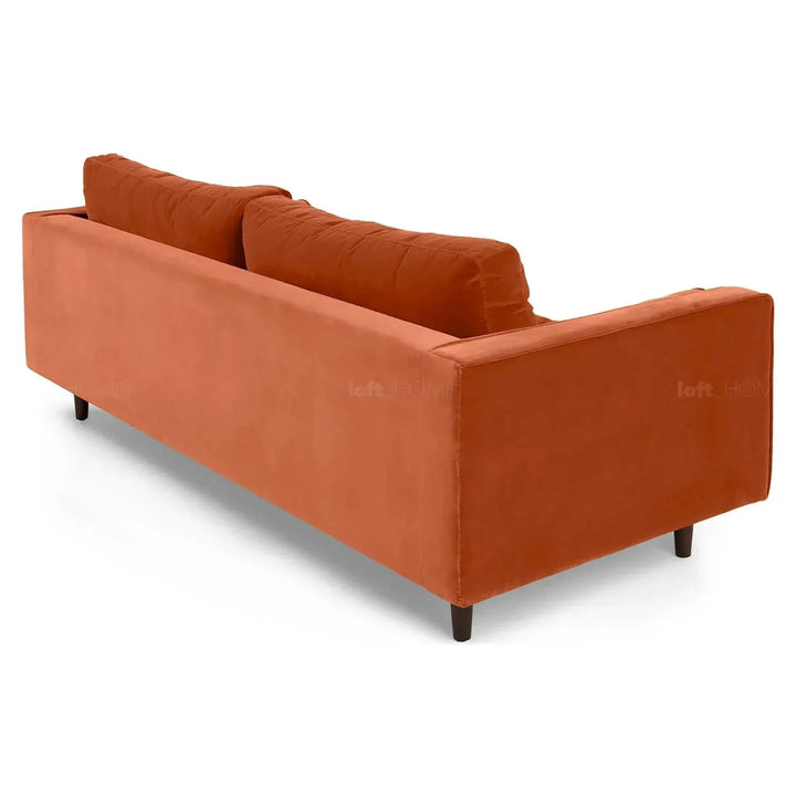 Scandinavian Velvet 3 Seater Sofa SCOTT