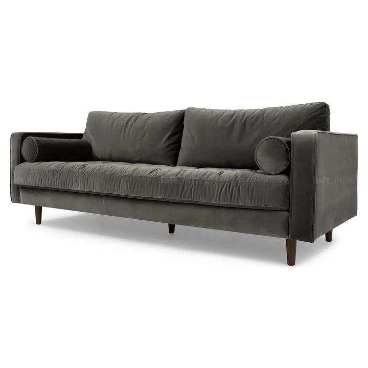 Scandinavian Velvet 3 Seater Sofa SCOTT