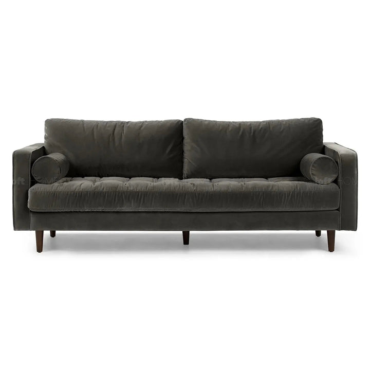 Scandinavian Velvet 3 Seater Sofa SCOTT