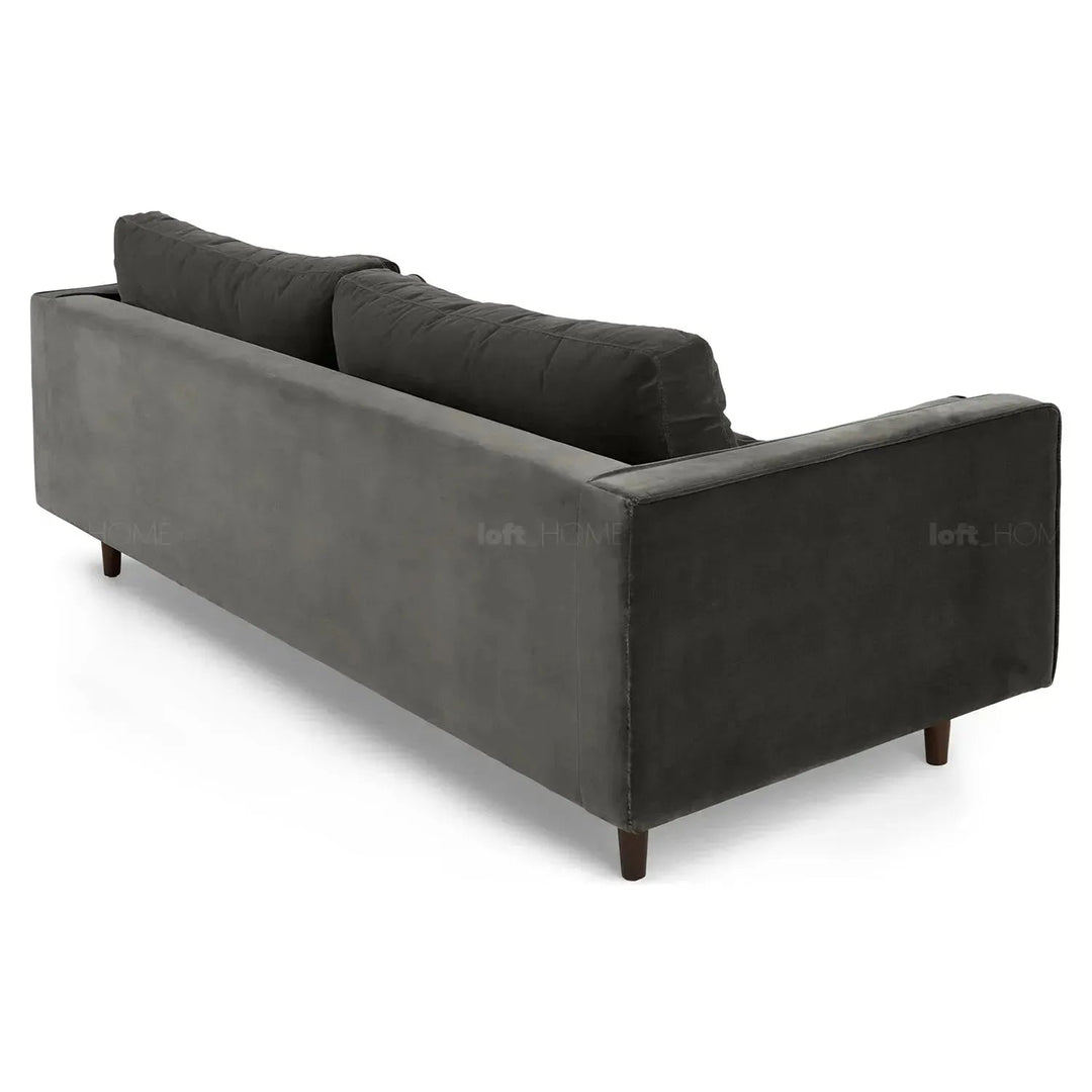 Scandinavian Velvet 3 Seater Sofa SCOTT