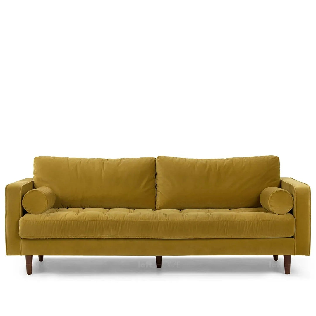 Scandinavian Velvet 3 Seater Sofa SCOTT