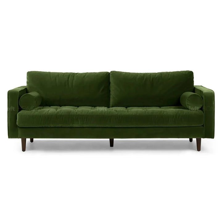 Scandinavian Velvet 3 Seater Sofa SCOTT