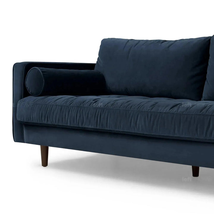Scandinavian Velvet 3 Seater Sofa SCOTT