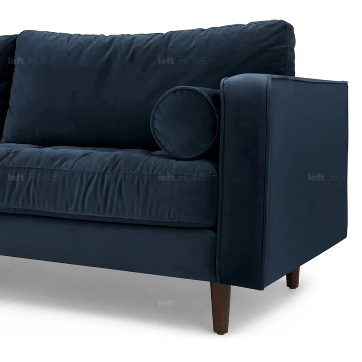 Scandinavian Velvet 3 Seater Sofa SCOTT
