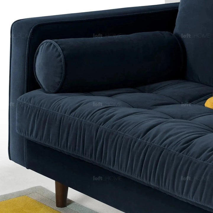 Scandinavian Velvet 3 Seater Sofa SCOTT