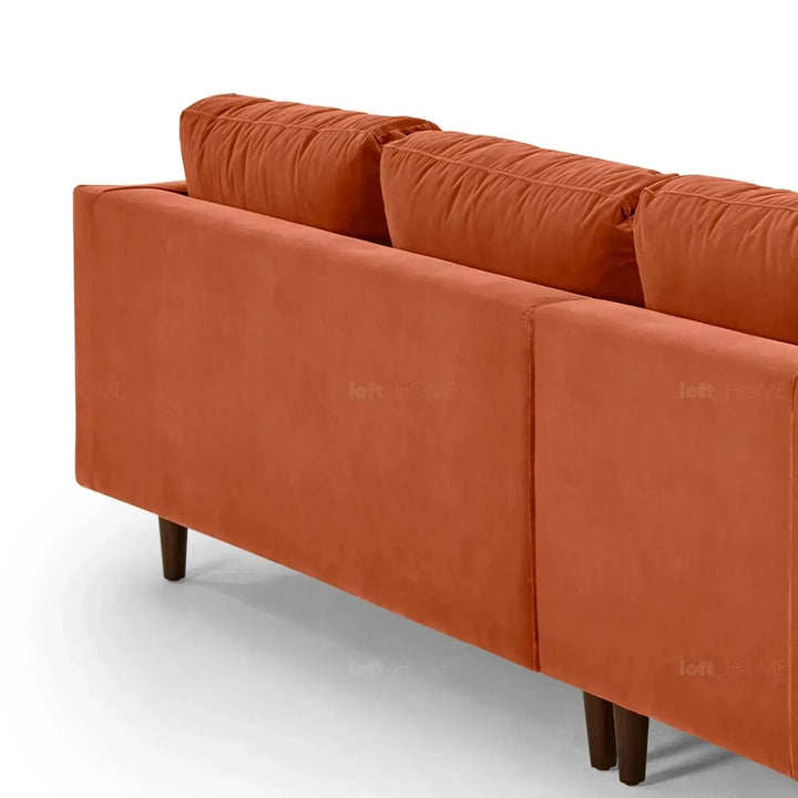 Scandinavian Velvet L Shape Sectional Sofa SCOTT 2+L
