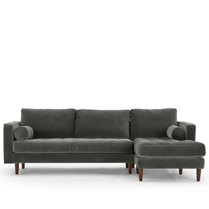 Scandinavian Velvet L Shape Sectional Sofa SCOTT 2+L