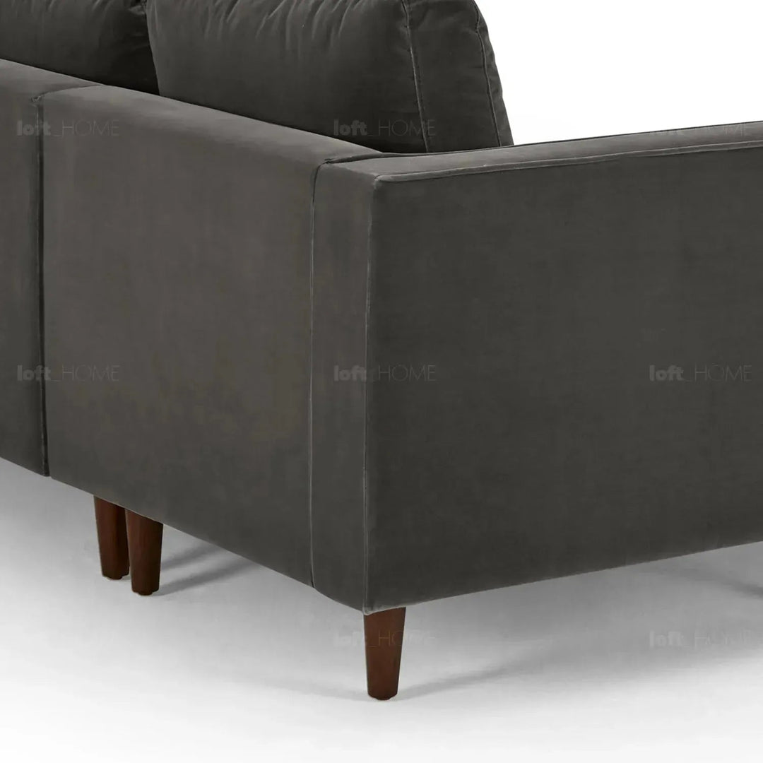Scandinavian Velvet L Shape Sectional Sofa SCOTT 2+L