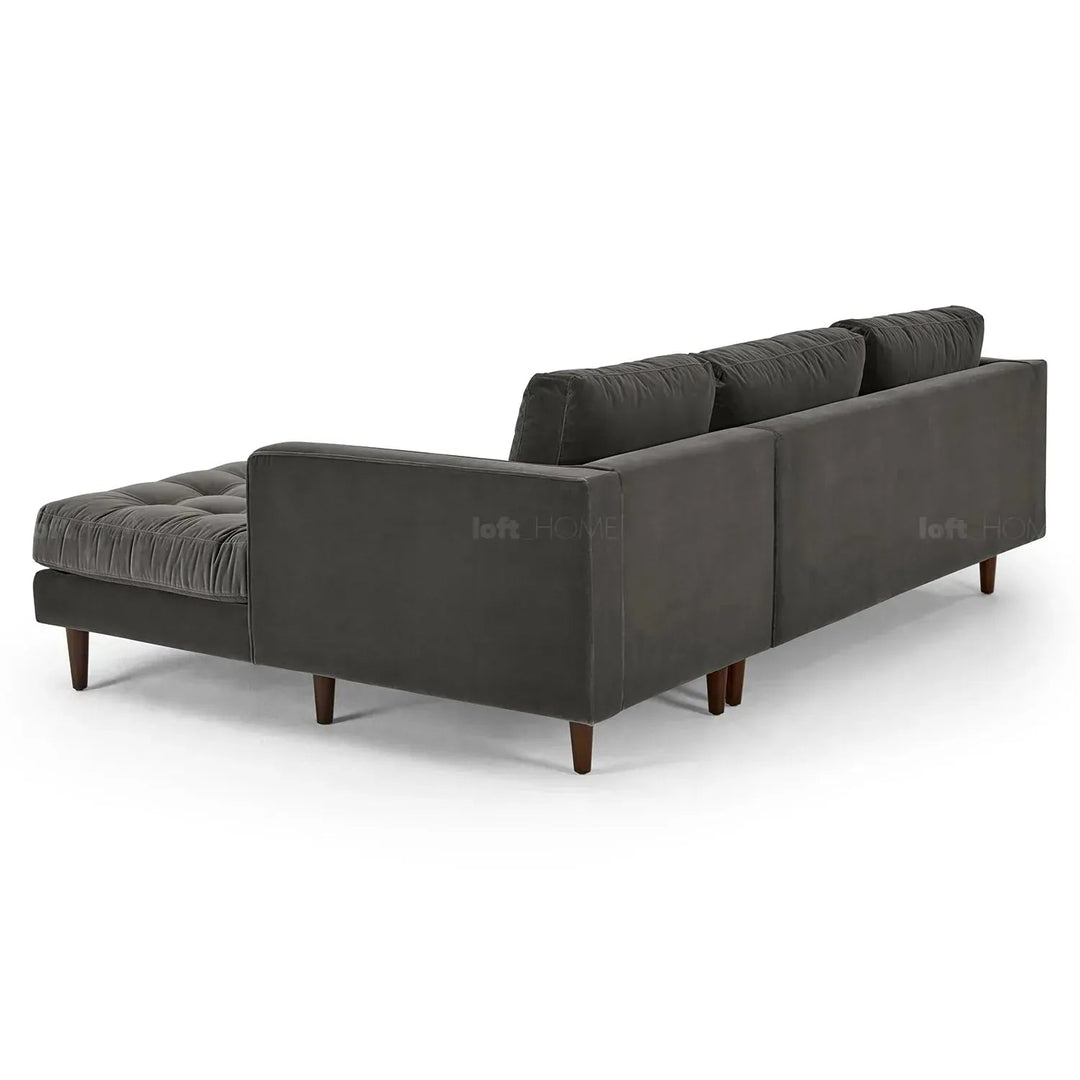 Scandinavian Velvet L Shape Sectional Sofa SCOTT 2+L