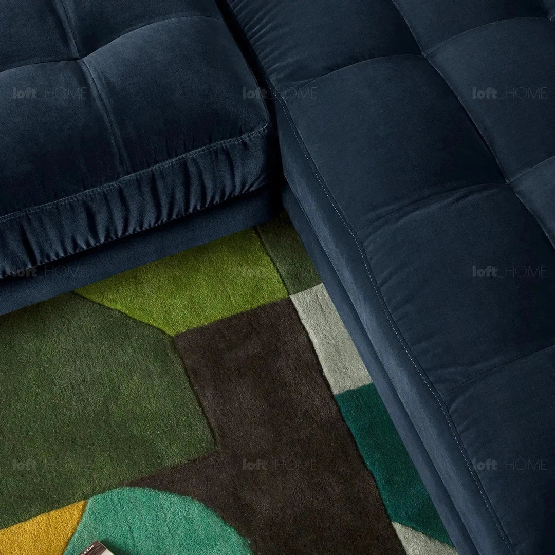 Scandinavian Velvet L Shape Sectional Sofa SCOTT 2+L