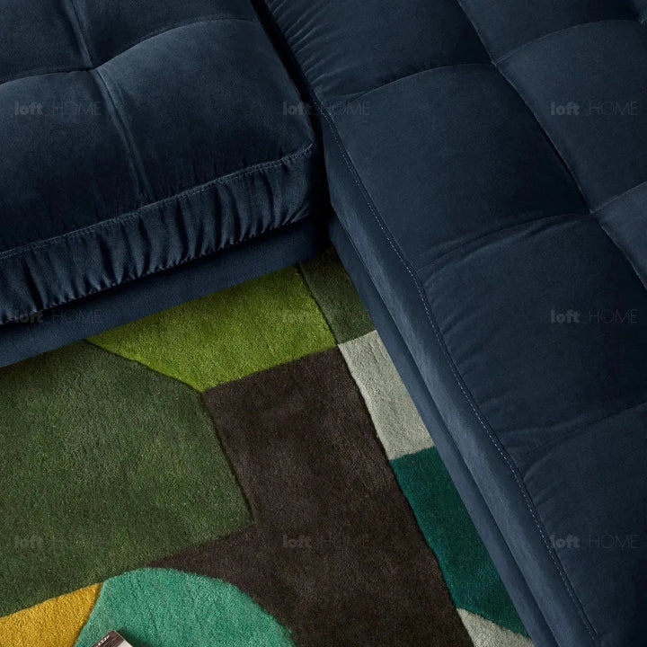 Scandinavian Velvet L Shape Sectional Sofa SCOTT 2+L