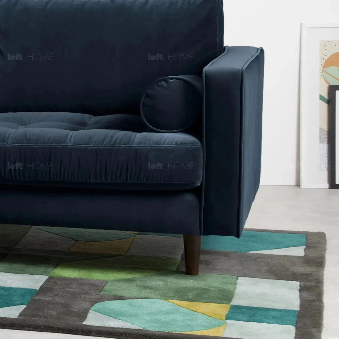 Scandinavian Velvet L Shape Sectional Sofa SCOTT 2+L