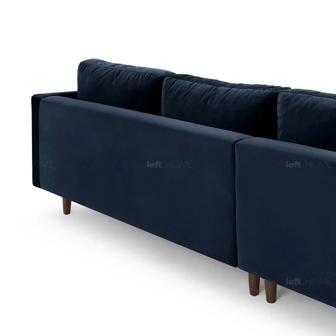 Scandinavian Velvet L Shape Sectional Sofa SCOTT 2+L