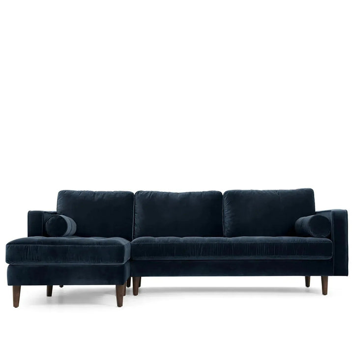 Scandinavian Velvet L Shape Sectional Sofa SCOTT 2+L