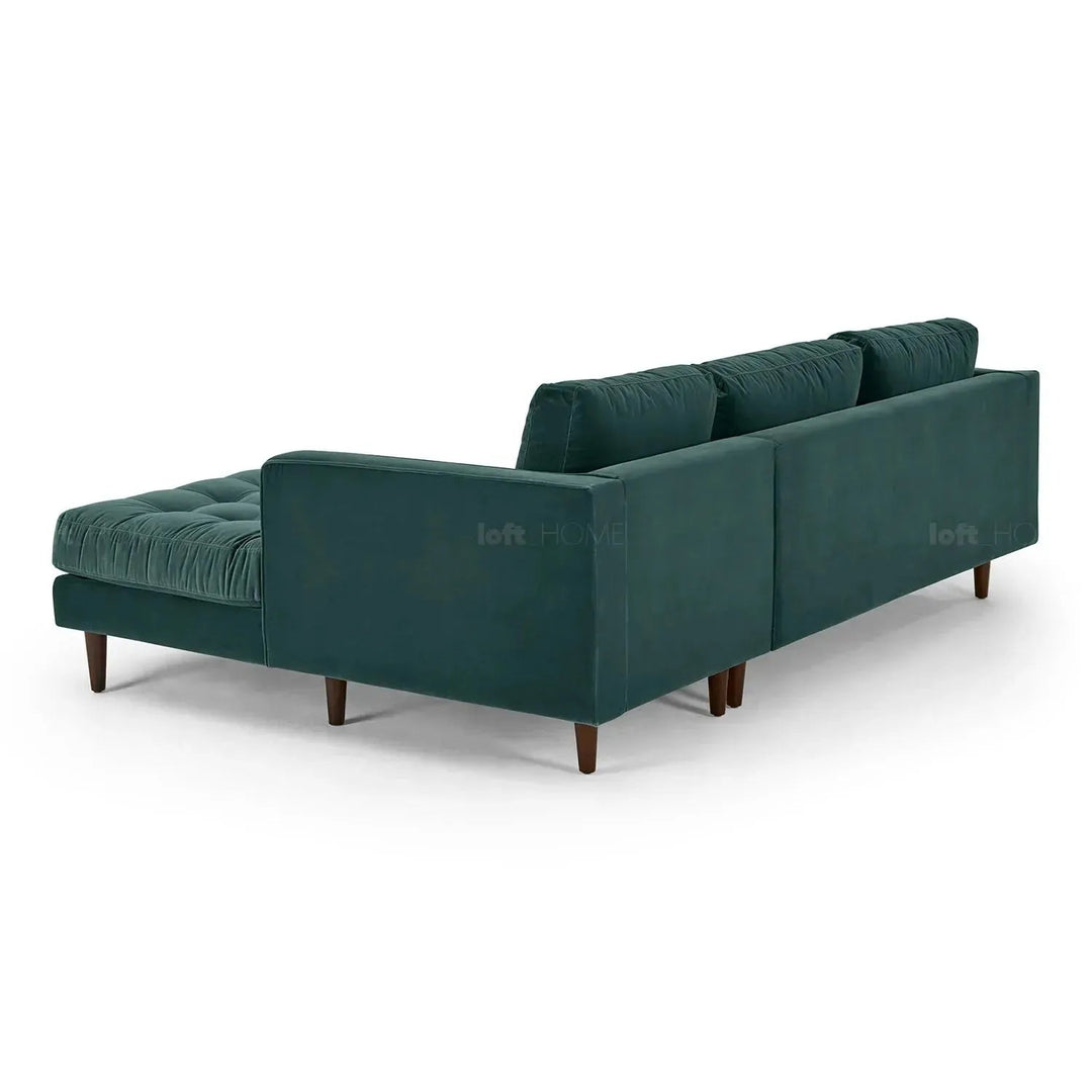 Scandinavian Velvet L Shape Sectional Sofa SCOTT 2+L