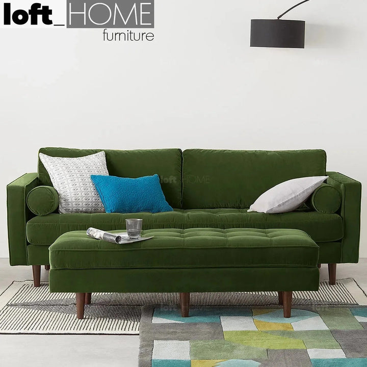 Scandinavian Velvet Dining Bench SCOTT