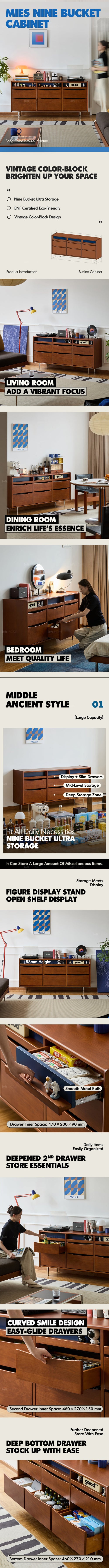Bauhaus Boxwood Chest Of 9 Drawers MIES Good to Know Preview-1