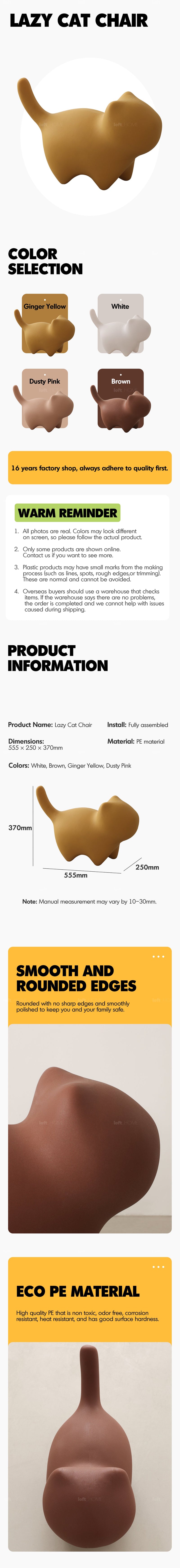 Bauhaus Plastic Ottoman CAT More Details and Instruction