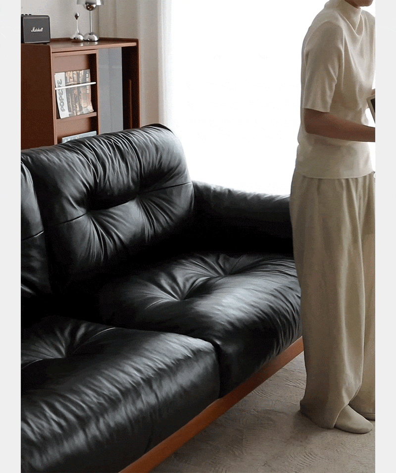 Bauhaus Chenille Velvet Fabric Boxwood 3 Seater Sofa OPEN BACKED More Details and Instruction_2