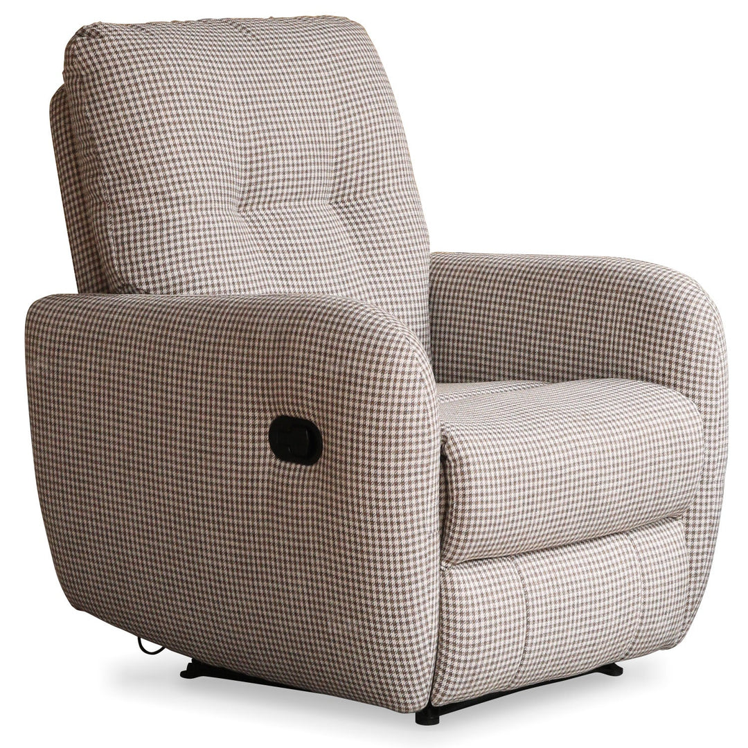 Cream Cotton Fabric Recliner 1 Seater Sofa LIBERTY