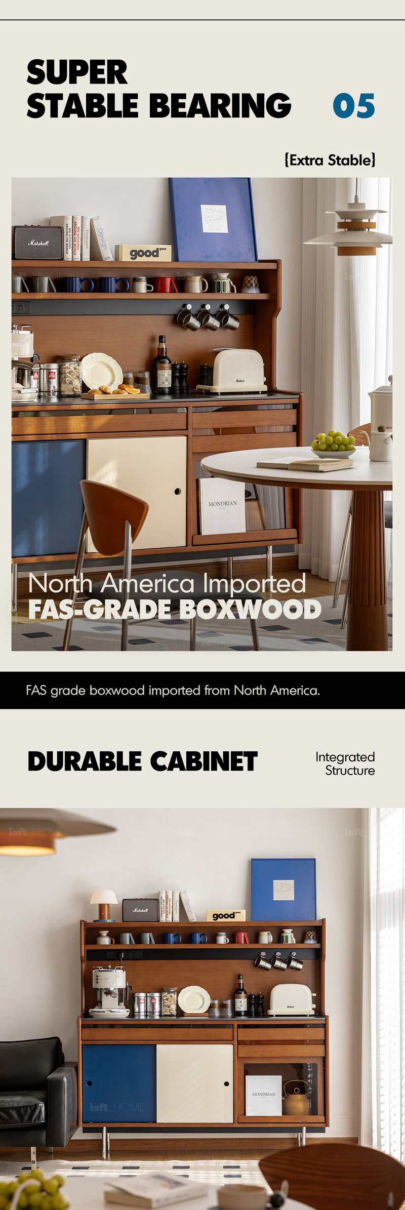 Bauhaus Sintered Stone Storage Side Cabinet MIES More Details and Instruction_7