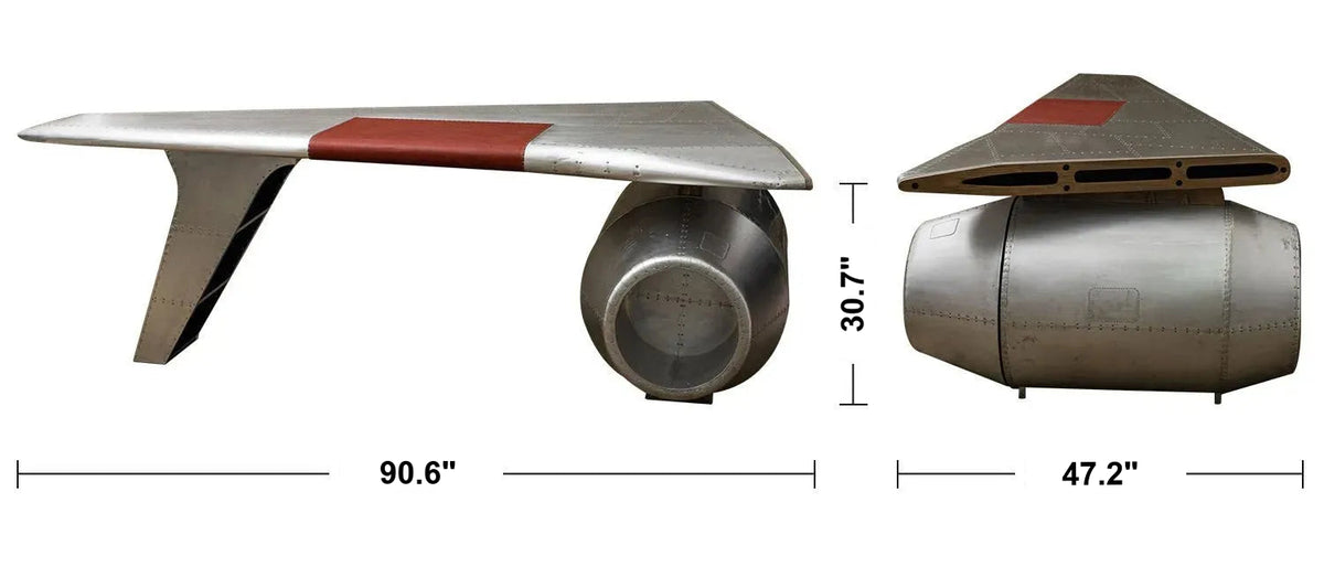 Industrial Aluminium Study Table AIRCRAFT ENGINE Size Chart