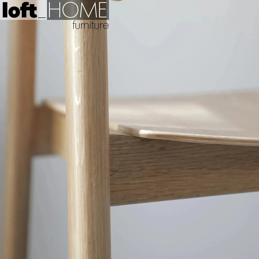 Scandinavian Wood Dining Chair SIMONE