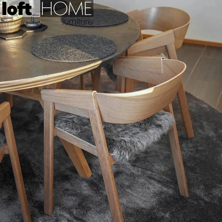Scandinavian Wood Dining Chair SIMONE